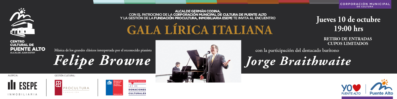 Disfruta de la mejor música con nuestra “Gala de Lírica Italiana”.